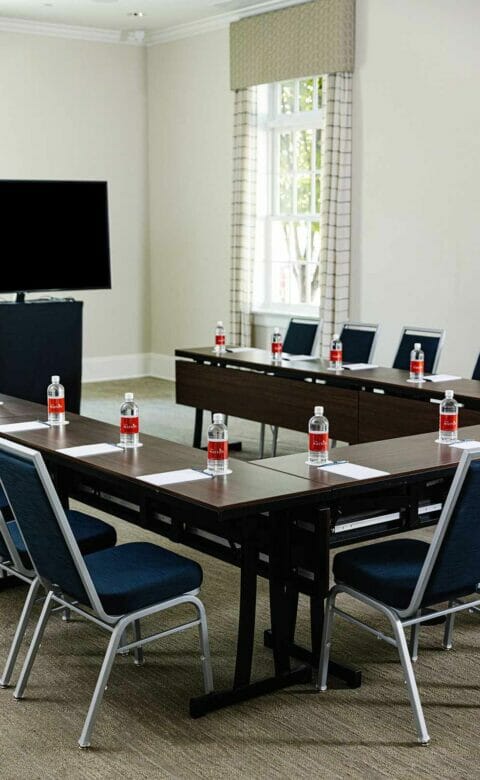meeting room set in a u-shape
