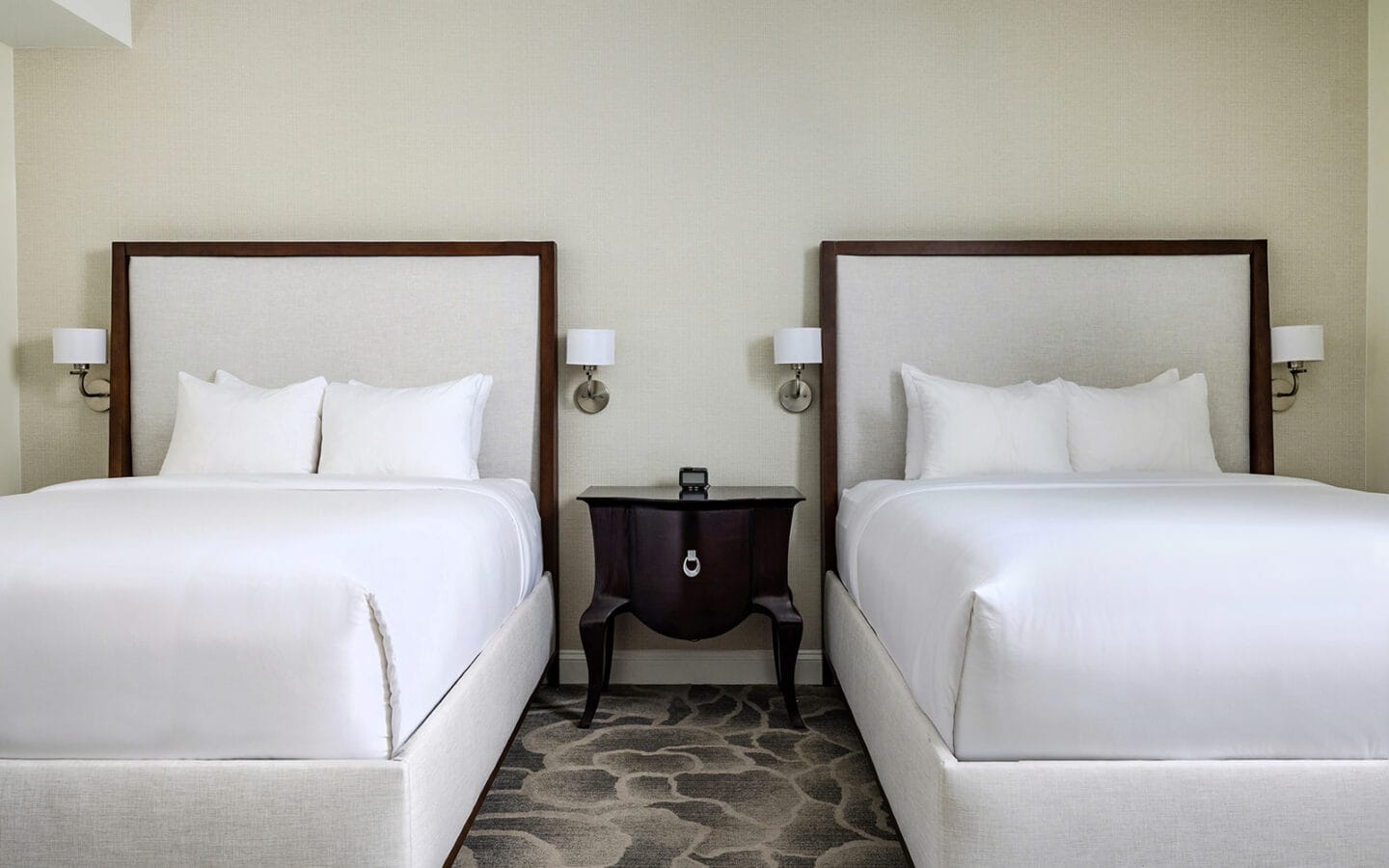 Double queen room at The Mayton